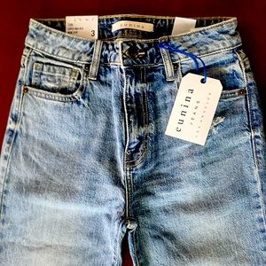 Eunina jeans Tobi super high rise mom jean ankle.      Size 3 woman’s